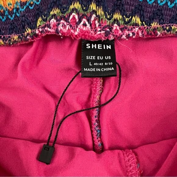 Shein Striped Stretchy Shorts  - Picture 3 of 3